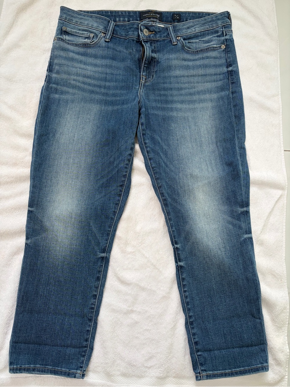 Lucky Brand Lolita Crop Women’s 14/32 Distressed Stretch Jeans